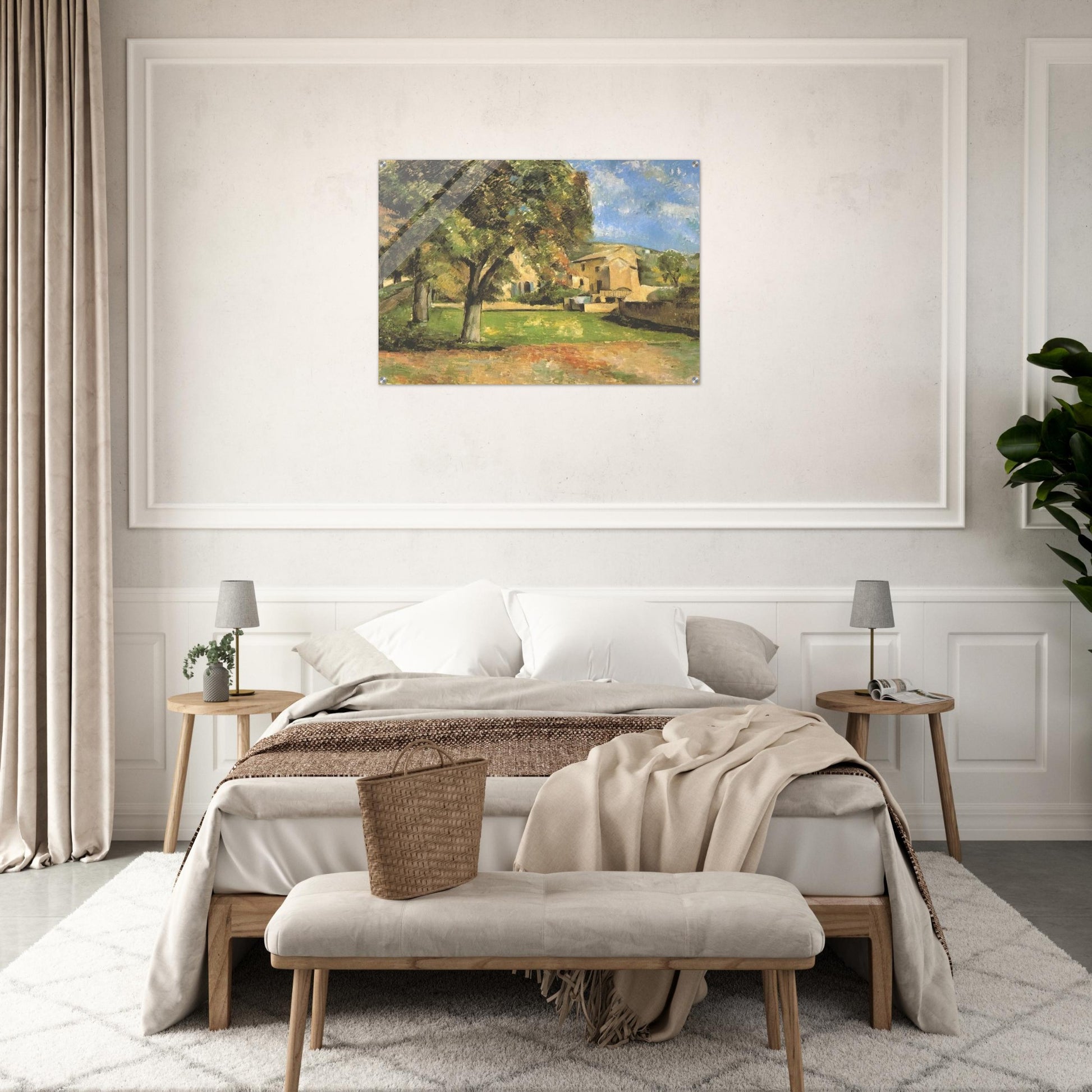 Horse-chestnut-trees in Jas de Bouffan - Paul Cézanne Acrylic Print - 70x100 cm / 28x40″ inches | Paul Cézanne Wall Art | Paul Cézanne Prints