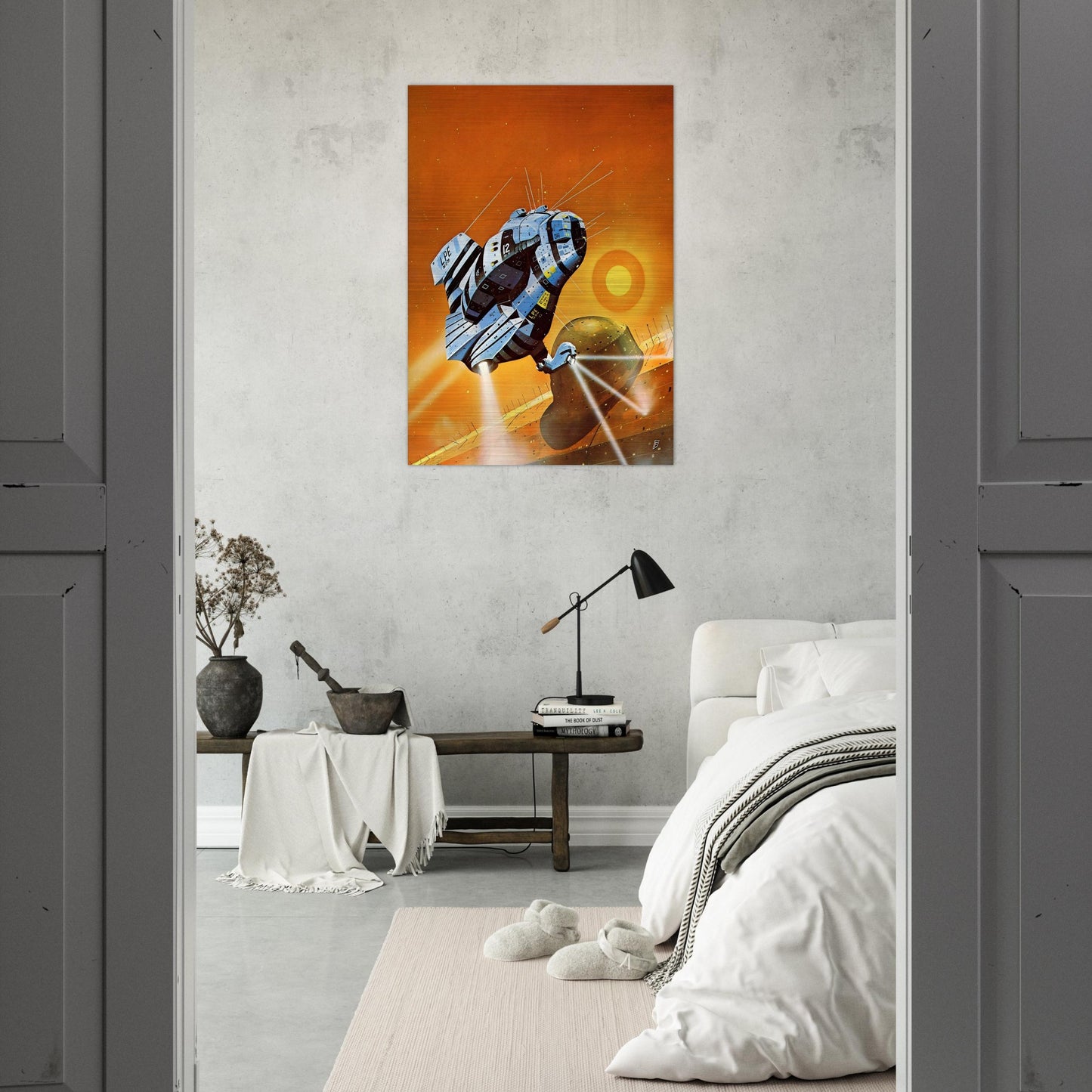 Chris Foss - Chris Foss Brushed Aluminum Print - 70x100 cm / 28x40 inches | Chris Foss Aluminum Print | Chris Foss Prints
