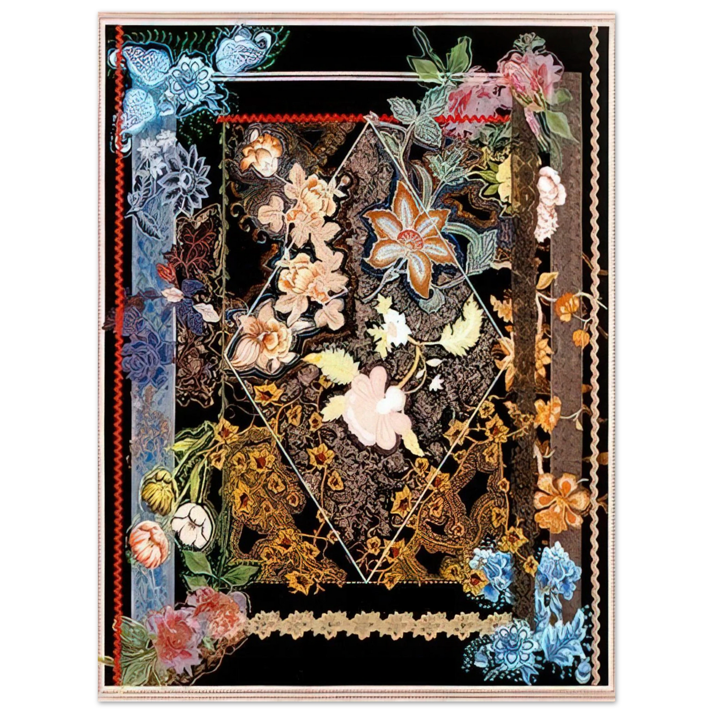 Miriam Schapiro - Gates of Paradise - 1980  75x100 cm / 30x40inches Fine Art Poster