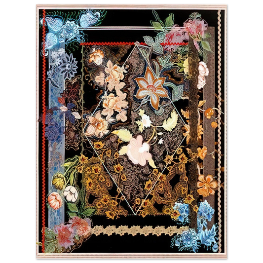 Miriam Schapiro - Gates of Paradise - 1980  75x100 cm / 30x40inches Fine Art Poster