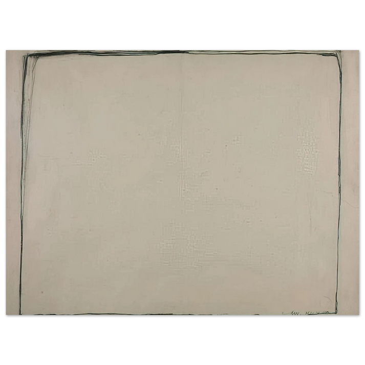Bob Law - Drawing 24.4.60 - 1960  75x100 cm / 30x40inches Fine Art Poster