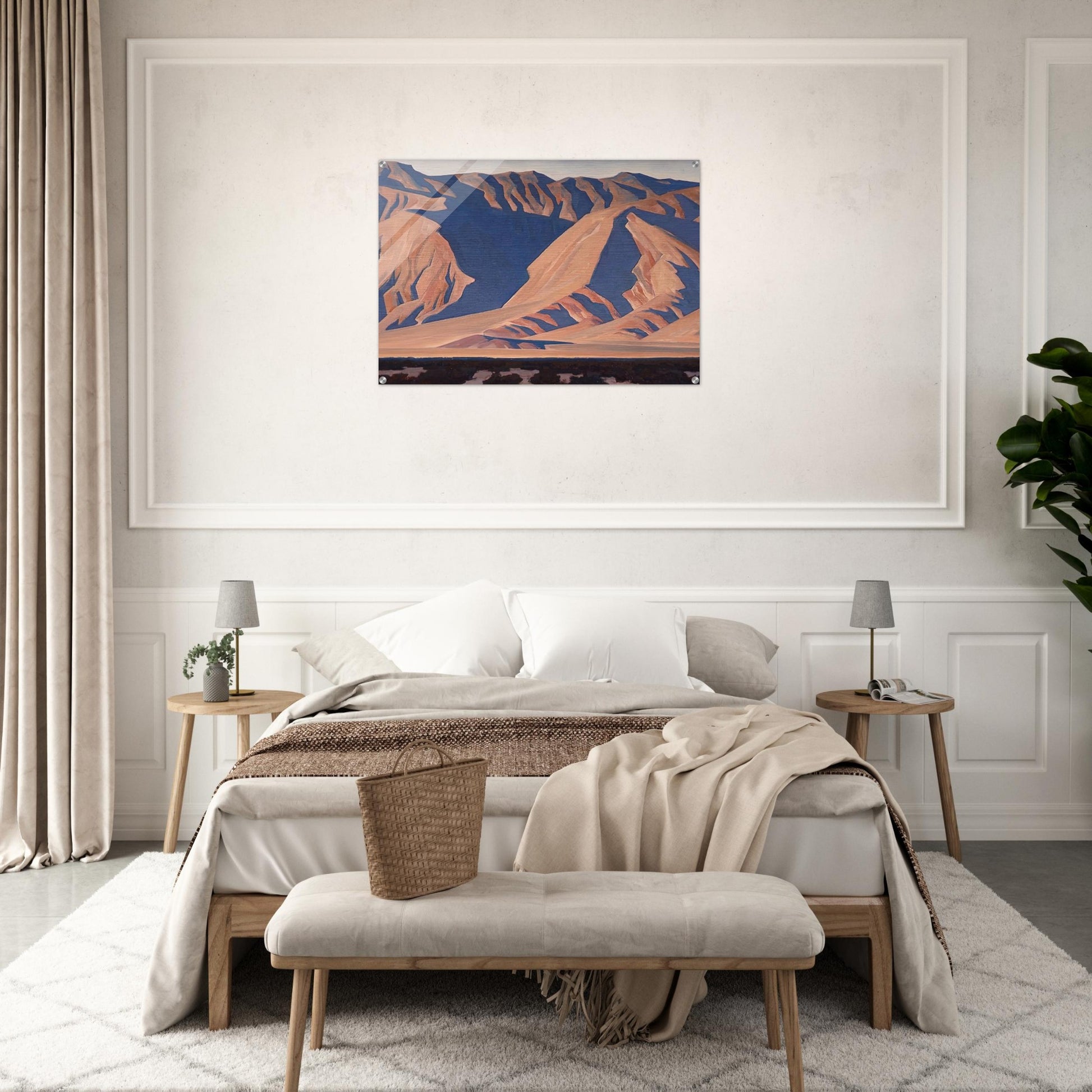INYO MOUNTAINS 1944 - Maynard Dixon Acrylic Print - 70x100 cm / 28x40″ inches | Maynard Dixon Wall Art | Maynard Dixon Prints