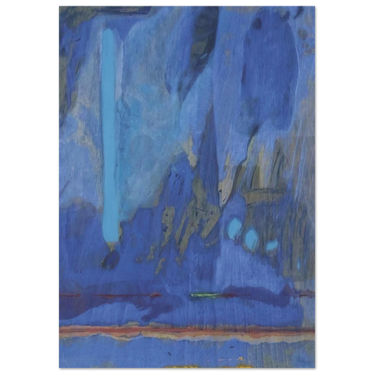 Helen Frankenthaler - Tales of Genji III - 1998 Wall art - 13x18 cm / 5x7 inches - Fine Art Poster-canvas - -