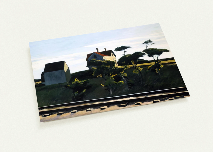 New York, New Haven and Hartford By Edward Hopper Pack of 10 Post Cards | Edward Hopper Post Cards | A6 (10.5 x 14.8 cm) - 4.1 x 5.8 inches