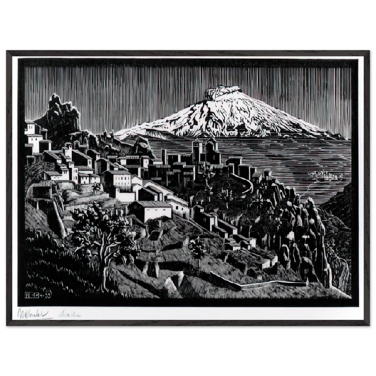 MC Escher - ESCHER (17) Wall Art - 30x40 cm / 12x16 inches - Fine Art Poster-canvas - -