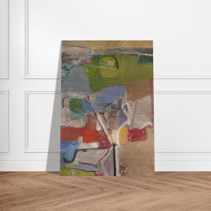 Berkeley #23 - Richard Diebenkorn Brushed Aluminum Print - 70x100 cm / 28x40 inches | Richard Diebenkorn Aluminum Print | Richard Diebenkorn Prints