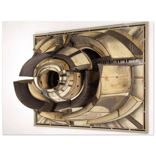 Lee Bontecou - UNTITLED 1962  75x100 cm / 30x40inches Fine Art Poster