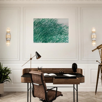 Returning from Tonnicoda - Cy Twombly Brushed Aluminum Print - 70x100 cm / 28x40 inches | Cy Twombly Aluminum Print | Cy Twombly Prints