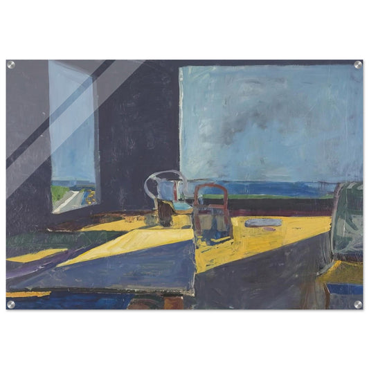 Interior with View of the Ocean - Richard Diebenkorn Acrylic Print - 70x100 cm / 28x40″ inches