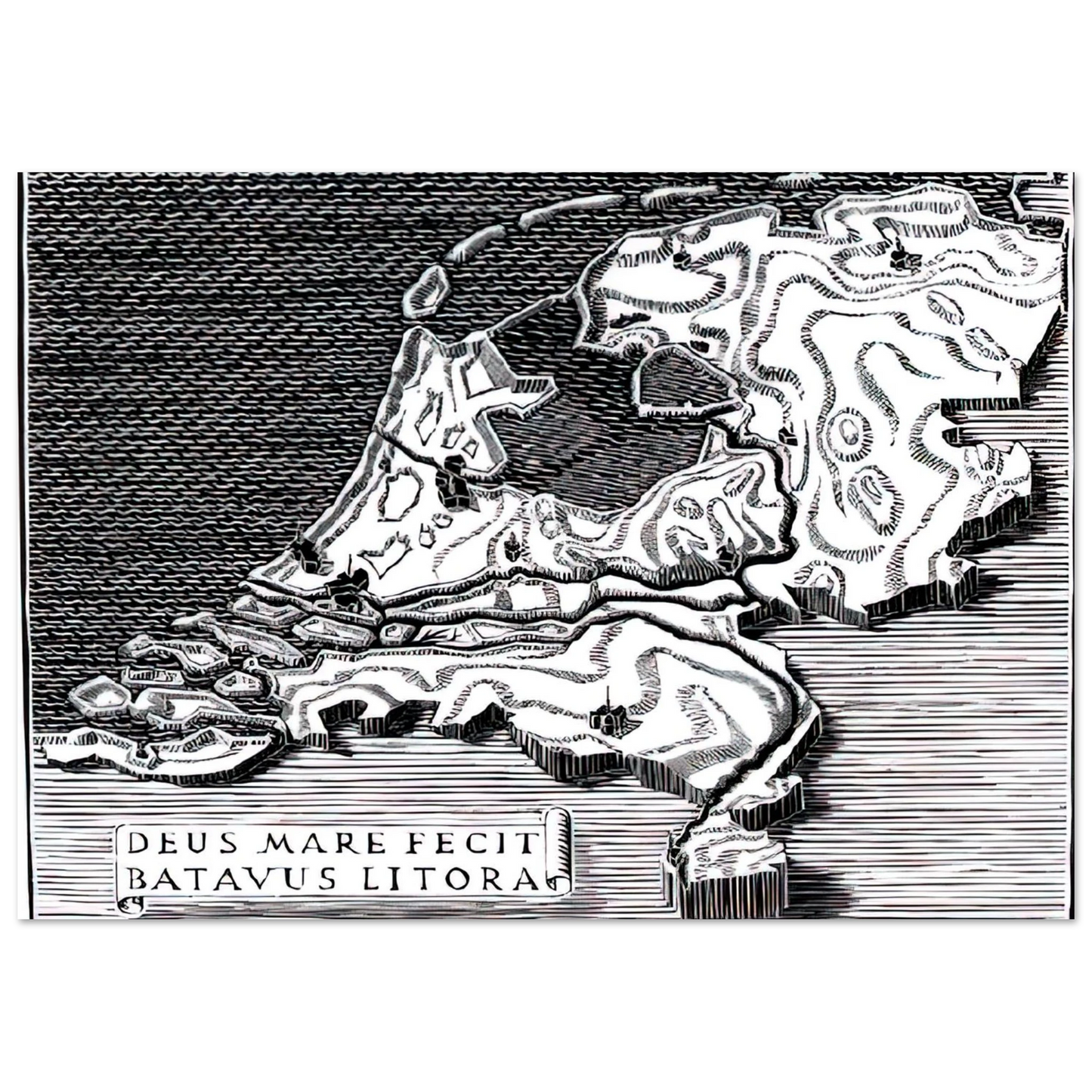 MC Escher - ESCHER (28) Wall Art - 60x80 cm / 24x32 inches - Premium Wooden Framed Poster With Fine Art Paper-canvas - Black frame
