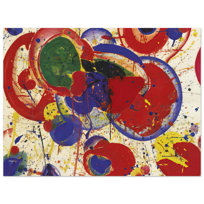 Sam Francis - All Red  75x100 cm / 30x40inches Fine Art Poster