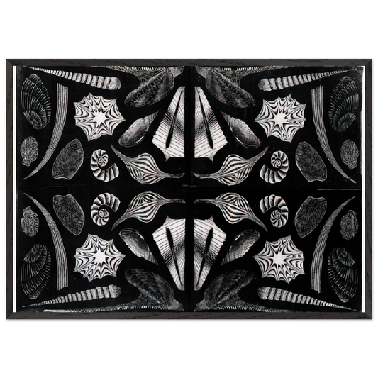 ESCHER 5 - MC Escher 70x100 cm / 28x40 inches Framed Art Print – Black Wooden Frame | Maurits Cornelis Escher Prints