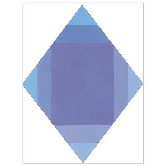 Max Bill - AuflÃƒÂ¶sung von lila - 1972  75x100 cm / 30x40inches Fine Art Poster