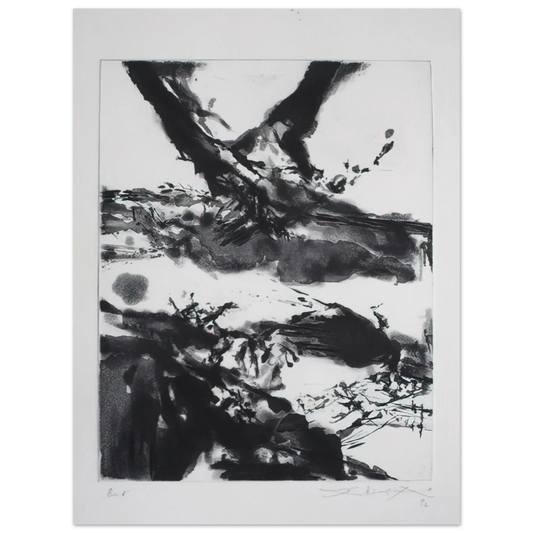 Zao Wou-Ki - FLASHES 1992  75x100 cm / 30x40inches Fine Art Poster