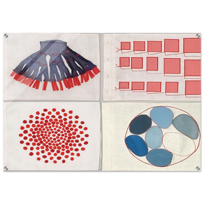 UNTITLED 9 - Louise Bourgeois Acrylic Print - 70x100 cm / 28x40″ inches