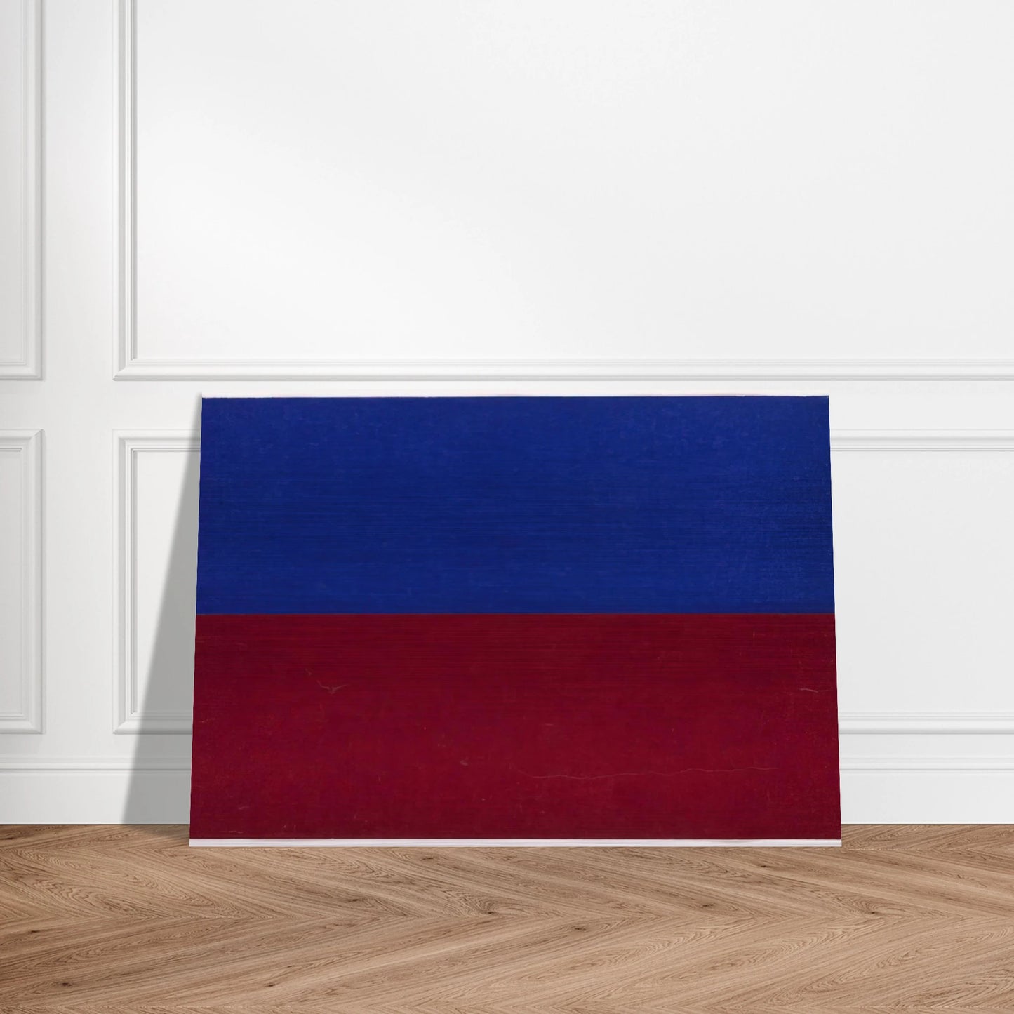 Blue and Red - Ellsworth Kelly Brushed Aluminum Print - 70x100 cm / 28x40 inches | Ellsworth Kelly Aluminum Print | Ellsworth Kelly Prints