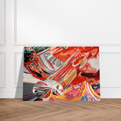 Hitchhiker - Speed of Light - James Rosenquist Brushed Aluminum Print - 70x100 cm / 28x40 inches | James Rosenquist Aluminum Print | James Rosenquist Prints