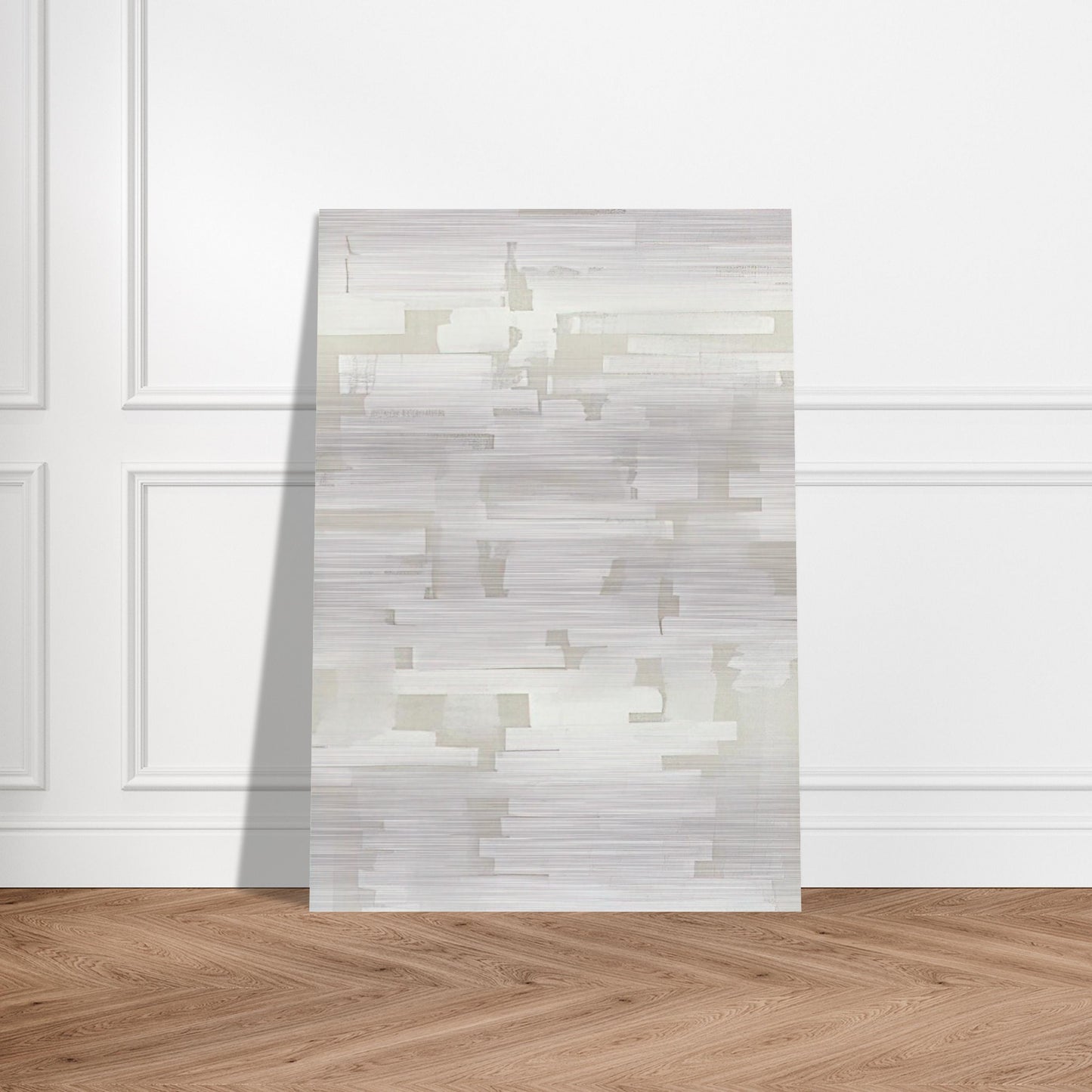 Number 107 - 1950 - Ad Reinhardt Brushed Aluminum Print - 70x100 cm / 28x40 inches | Ad Reinhardt Aluminum Print | Ad Reinhardt Prints
