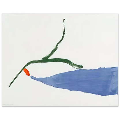 Helen Frankenthaler - A Little Zen - 1970 Wall art - 21x29.7 cm / 8x12" - Premium Wooden Framed Poster With Fine Art Paper - Wood frame