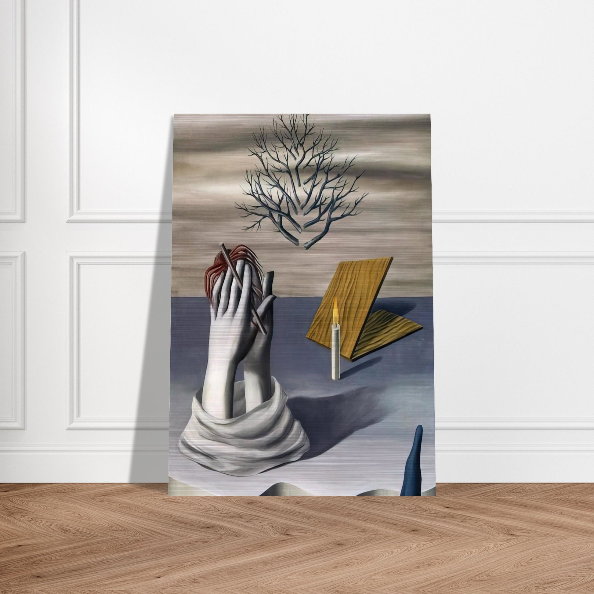 THE DAWN OF CAYENNE 1926 - Rene Magritte Brushed Aluminum Print - 70x100 cm / 28x40 inches | Rene Magritte Aluminum Print | Rene Magritte Prints
