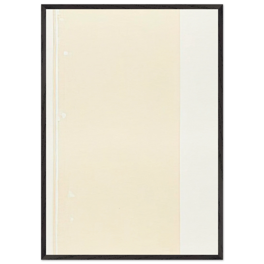 The Station of the Cross - Tenth Station - Barnett Newman 70x100 cm / 28x40 inches Framed Art Print – Black Wooden Frame