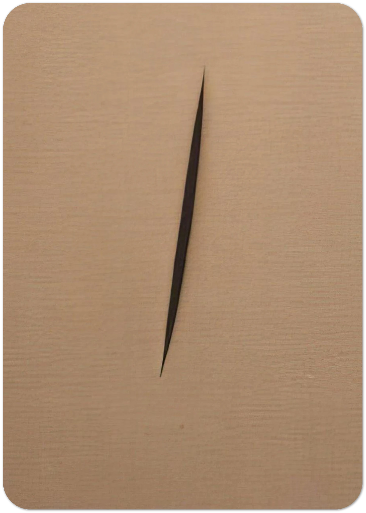 Concept Spatiale - 1960 By Lucio Fontana Pack of 10 Post Cards | Lucio Fontana Post Cards | A6 (10.5 x 14.8 cm) - 4.1 x 5.8 inches
