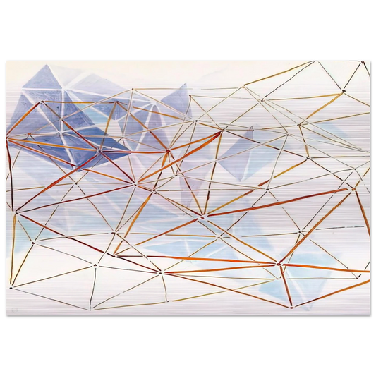Untitled - 1980 - Gego Brushed Aluminum Print - 70x100 cm / 28x40 inches | Gego Aluminum Print | Gego Prints