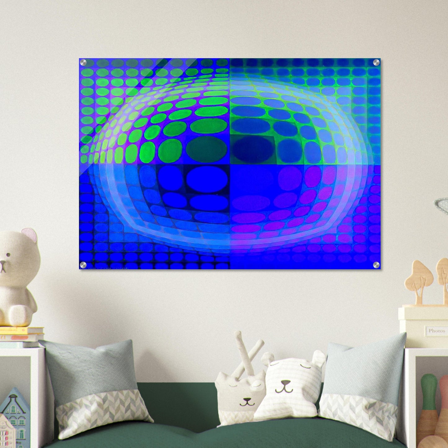Pal-Ket - 1974 - Victor Vasarely Acrylic Print - 70x100 cm / 28x40″ inches