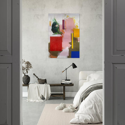 Summer 1965 - Hans Hofmann Brushed Aluminum Print - 70x100 cm / 28x40 inches | Hans Hofmann Aluminum Print | Hans Hofmann Prints