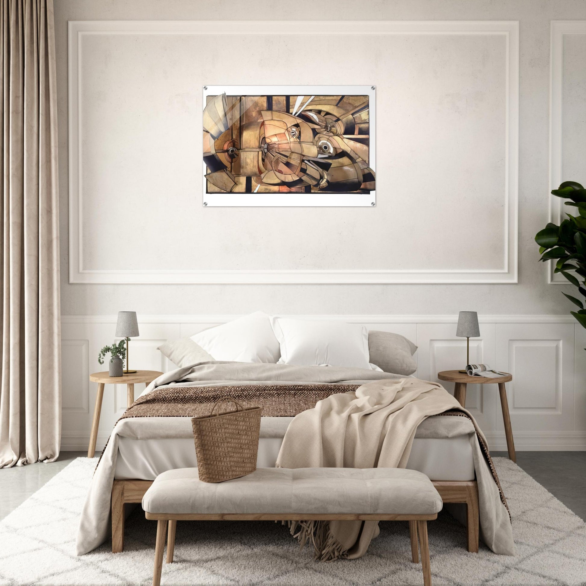 UNTITLED 1966 - Lee Bontecou Acrylic Print - 70x100 cm / 28x40″ inches | Lee Bontecou Wall Art | Lee Bontecou Prints