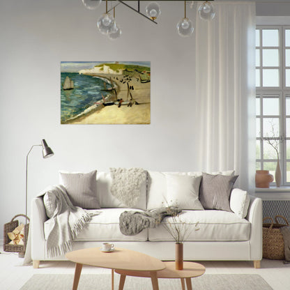 AHT AMONT CLIFFS AT ETRETAT 1920 - Henri Matisse Brushed Aluminum Print - 70x100 cm / 28x40 inches | Henri Matisse Aluminum Print | Henri Matisse Prints