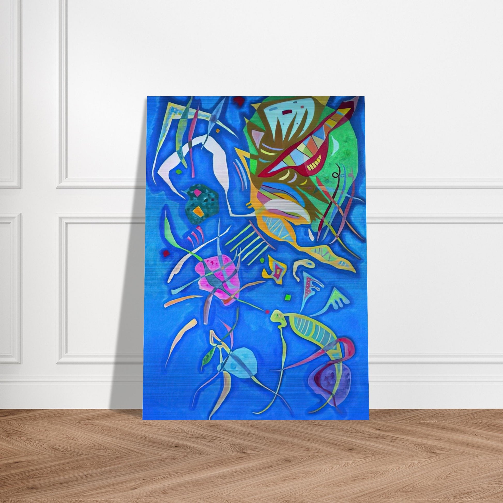 GROUPING 1937 - Wassily Kandinsky Brushed Aluminum Print - 70x100 cm / 28x40 inches | Wassily Kandinsky Aluminum Print | Wassily Kandinsky Prints