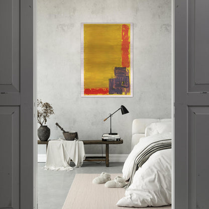 View - 1979 - John Hoyland Brushed Aluminum Print - 70x100 cm / 28x40 inches | John Hoyland Aluminum Print | John Hoyland Prints