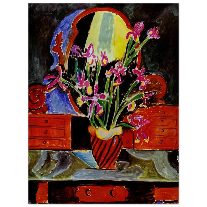Henri Matisse - VASE OF IRISES 1912  75x100 cm / 30x40inches Fine Art Poster