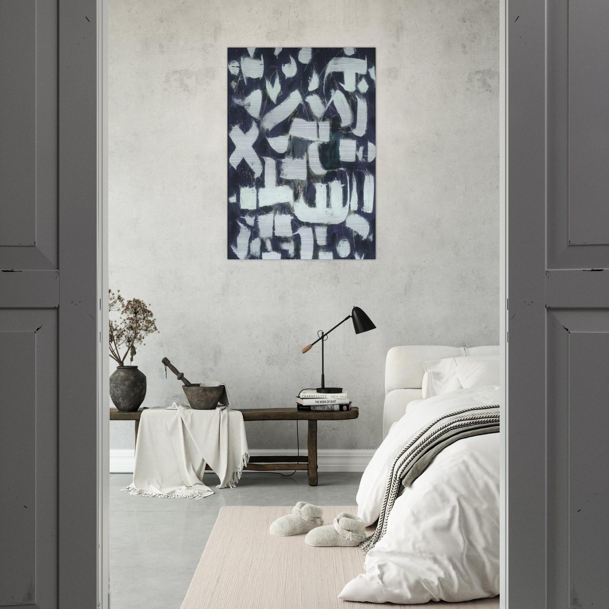 Number 14 - 1949 - Bradley Walker Tomlin Brushed Aluminum Print - 70x100 cm / 28x40 inches | Bradley Walker Tomlin Aluminum Print | Bradley Walker Tomlin Prints