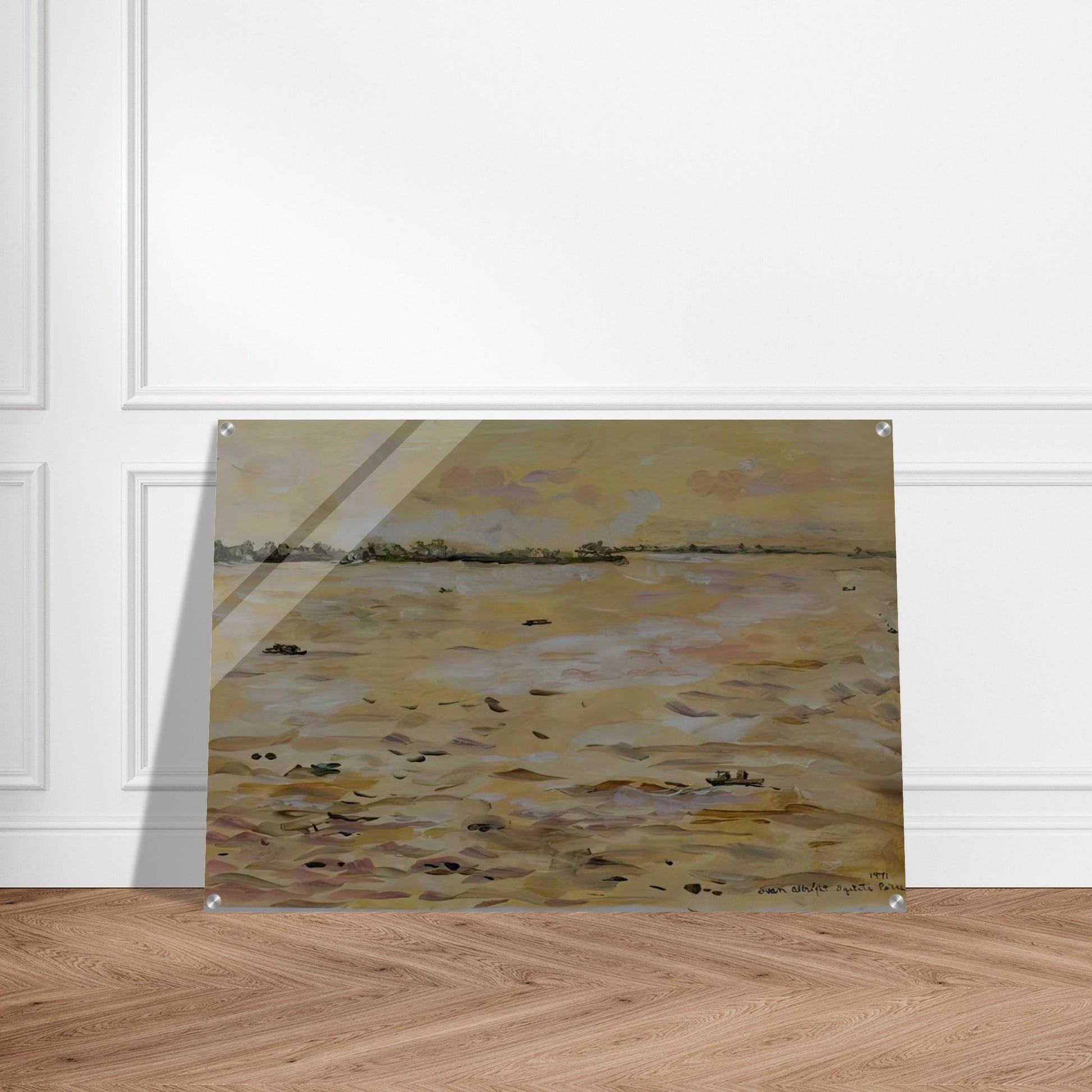 THE AMAZON RIVER IQUITOS PERU 1971 - Ivan Albright Acrylic Print - 70x100 cm / 28x40″ inches | Ivan Albright Wall Art | Ivan Albright Prints