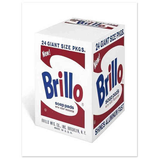 Andy Warhol - Brillo Soap Pads Fine Art Poster