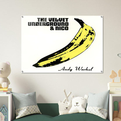 Velvet Underground & Nico - Andy Warhol Acrylic Print - 70x100 cm / 28x40″ inches