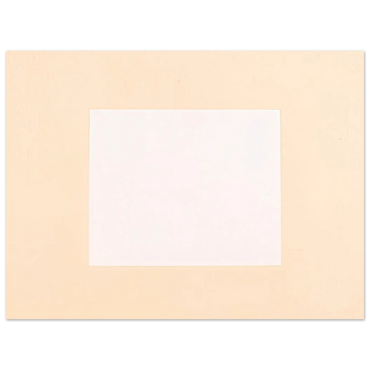 Robert Ryman - Untitled From Six Aquatints - 1975  75x100 cm / 30x40inches Fine Art Poster