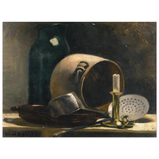 Henri Matisse - STILL LIFE WITH EARTHEN POT 1892  75x100 cm / 30x40inches Fine Art Poster