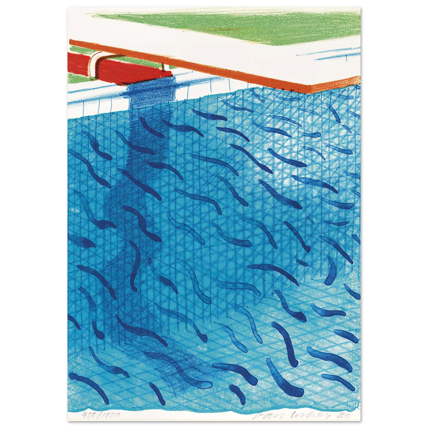 David Hockney - David Hockney Wall art - 13x18 cm / 5x7 inches - Fine Art Poster-canvas - -