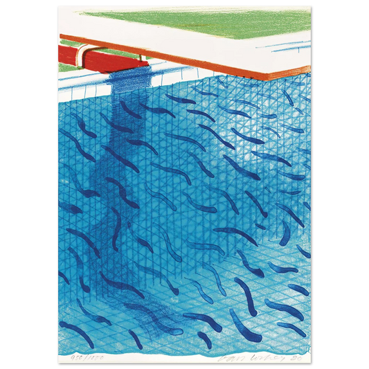 David Hockney - David Hockney Wall art - 13x18 cm / 5x7 inches - Fine Art Poster-canvas - -