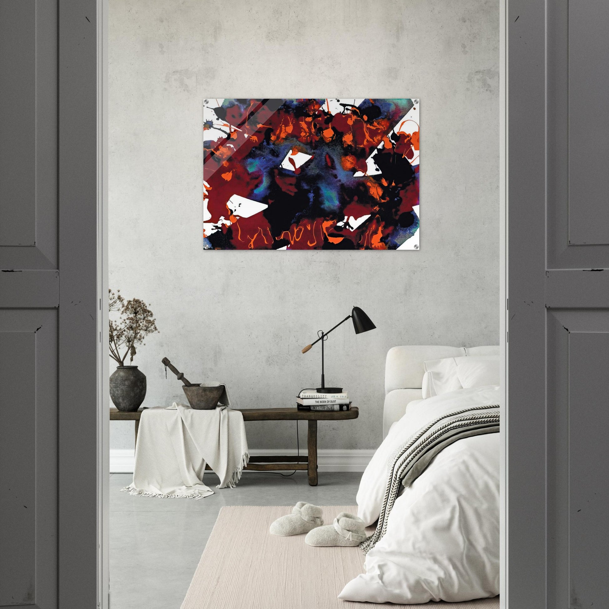 Untitled  SFP94-149  SFF 1819  - Sam Francis Acrylic Print - 70x100 cm / 28x40″ inches | Sam Francis Wall Art | Sam Francis Prints