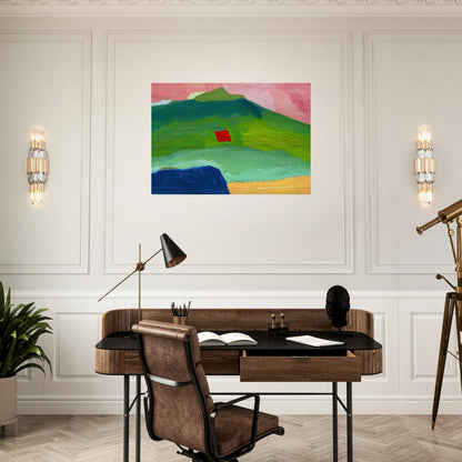 Untitled #17 - 1980 - Etel Adnan Brushed Aluminum Print - 70x100 cm / 28x40 inches | Etel Adnan Aluminum Print | Etel Adnan Prints