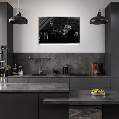 NOCTURNAL ROME 2 - MC Escher Acrylic Print - 70x100 cm / 28x40″ inches | MC Escher Wall Art | MC Escher Prints