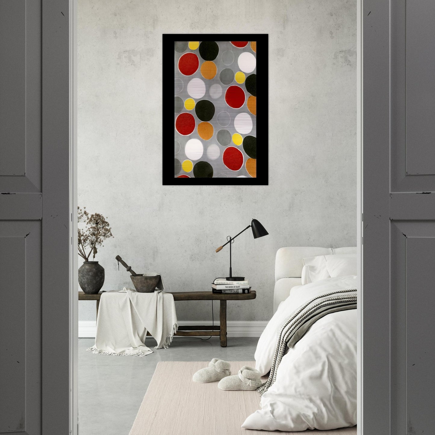 FABRIC PATTERN - Sonia Delaunay Brushed Aluminum Print - 70x100 cm / 28x40 inches | Sonia Delaunay Aluminum Print | Sonia Delaunay Prints