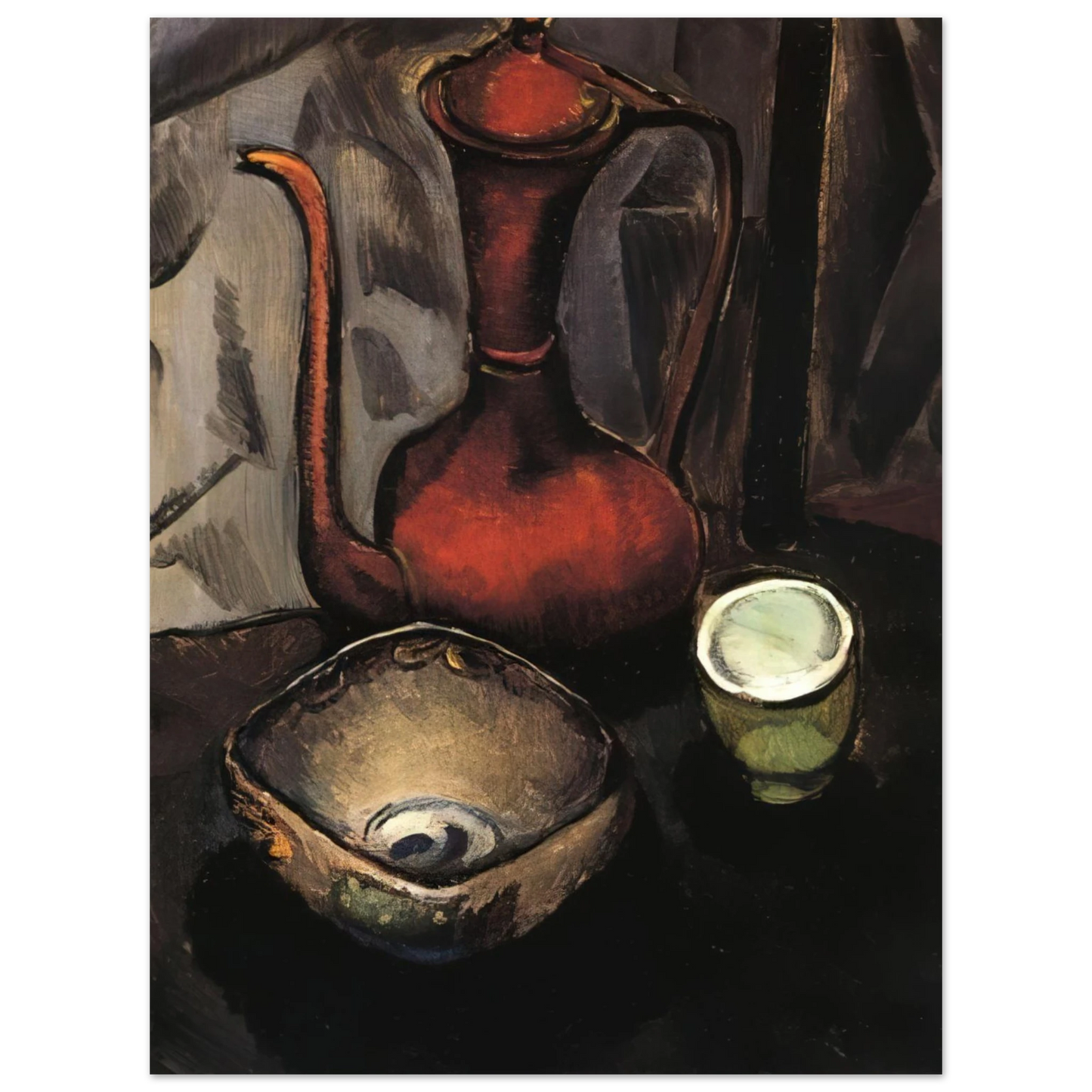 Man Ray - STILL LIFE WITH RED TEA KETTLE  75x100 cm / 30x40inches Fine Art Poster