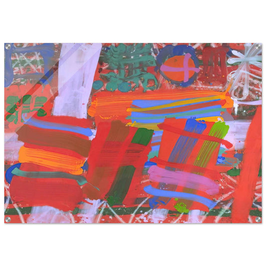 St. Germain - 1995 - Albert Irvin Acrylic Print - 70x100 cm / 28x40″ inches