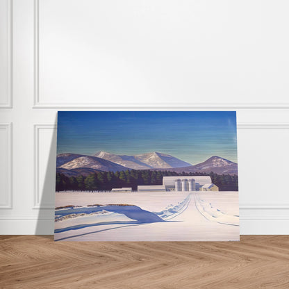 Road to Asgaard   Adirondack - Rockwell Kent Brushed Aluminum Print - 70x100 cm / 28x40 inches | Rockwell Kent Aluminum Print | Rockwell Kent Prints