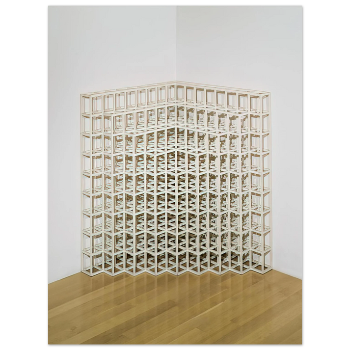 Sol LeWitt - Corner Piece No. 2  75x100 cm / 30x40inches Fine Art Poster